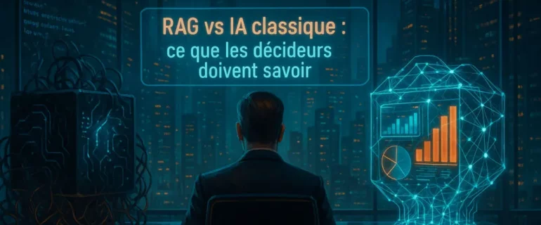 Comparaison entre IA classique et IA RAG pour une gestion souveraine des données internes en entreprise